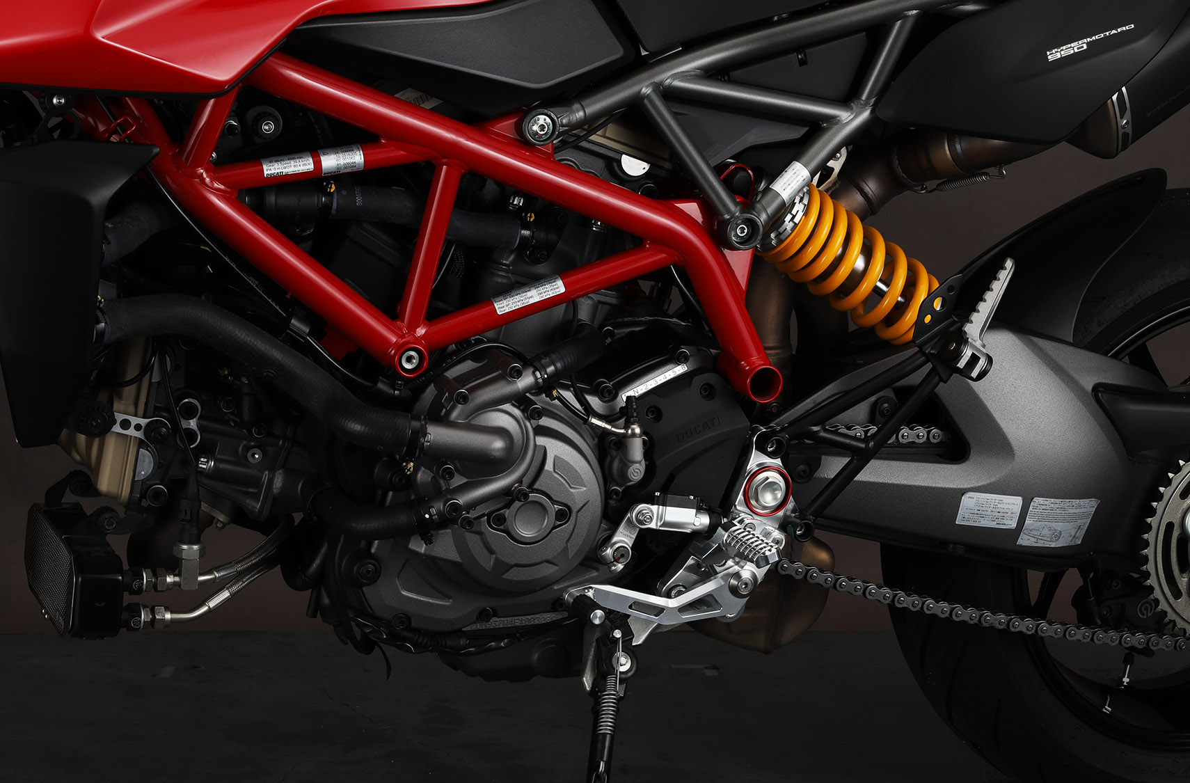 AELLA Riding Step Kit (Rearsets) for the Ducati Hypermotard 950 / SP